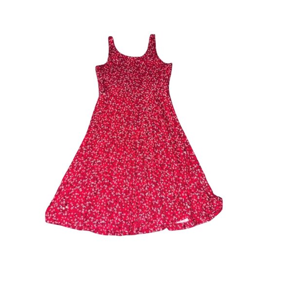 Old Navy Red and White Sleeveless Sundress Size Small - Picture 2 of 2